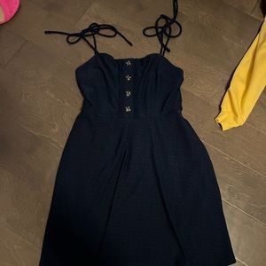Navy dress size: S